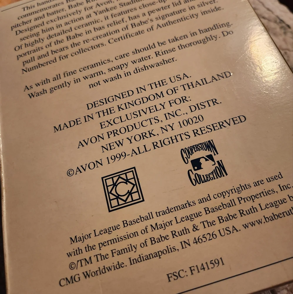 Babe Ruth cup - Picture 4 of 7